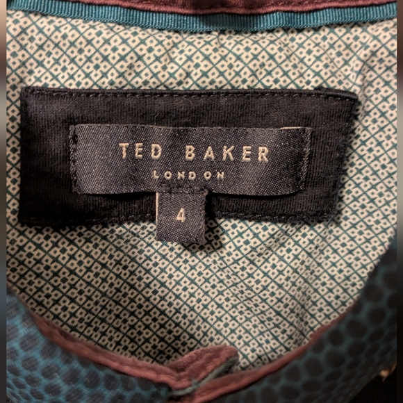 Ted Baker Navy Polo Shirt Short Sleeve - Picture 4 of 6